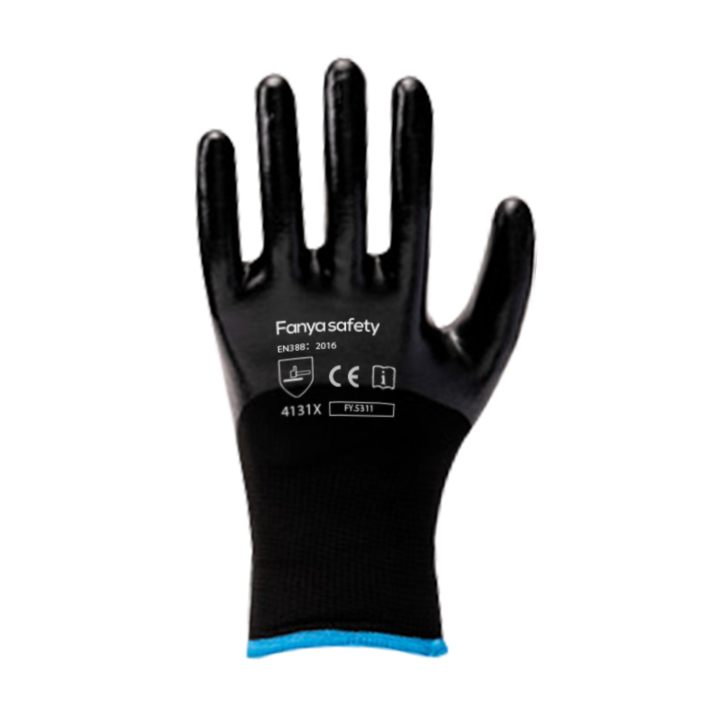 13G polyester kabuk + 10 Akrilik, 3/4 nitril kaplamalı fırçalanmış
