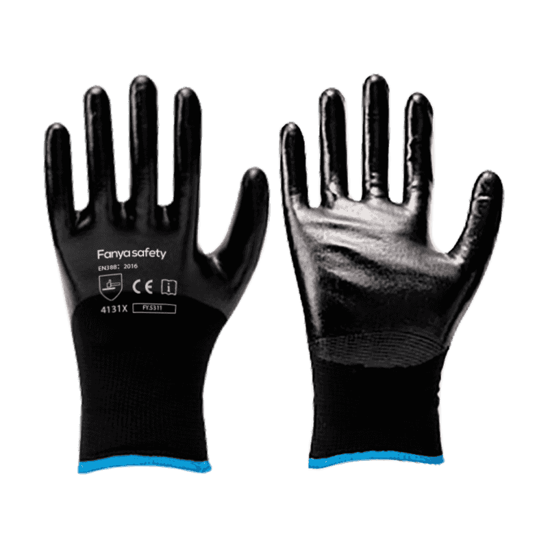 13G polyester kabuk + 10 Akrilik, 3/4 nitril kaplamalı fırçalanmış