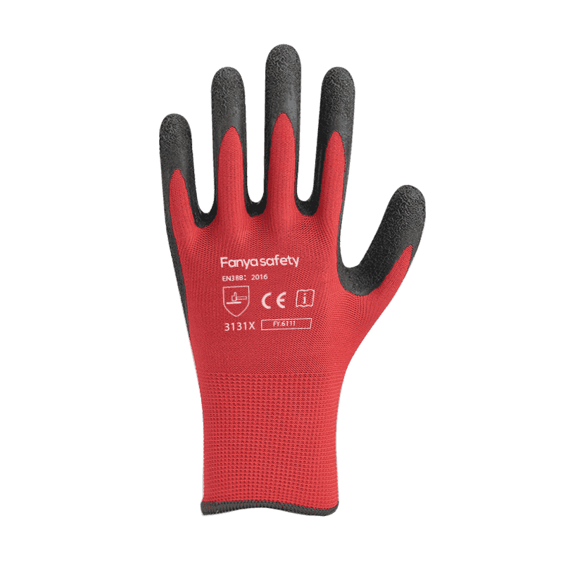 13G polyester kabuk + 10 3/4 lateks kaplamalı akrilik fırça