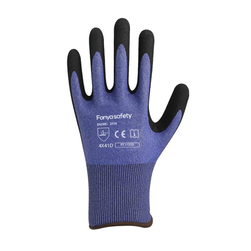 Kumlu nitril kaplamalı 21G HPPE/çelik fiber astar