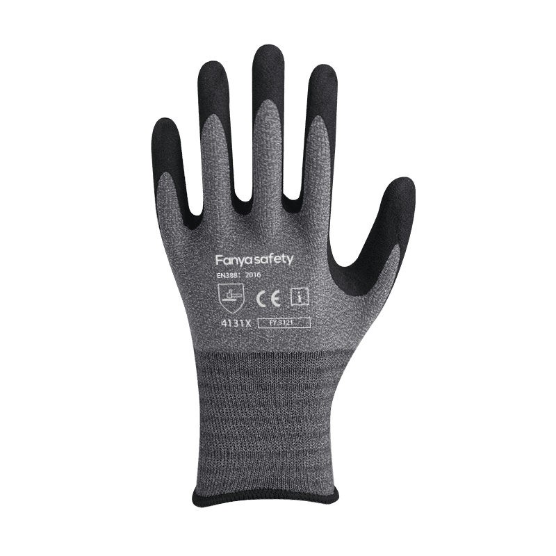 Kumlu nitril kaplamalı 15G naylon/elastan astar