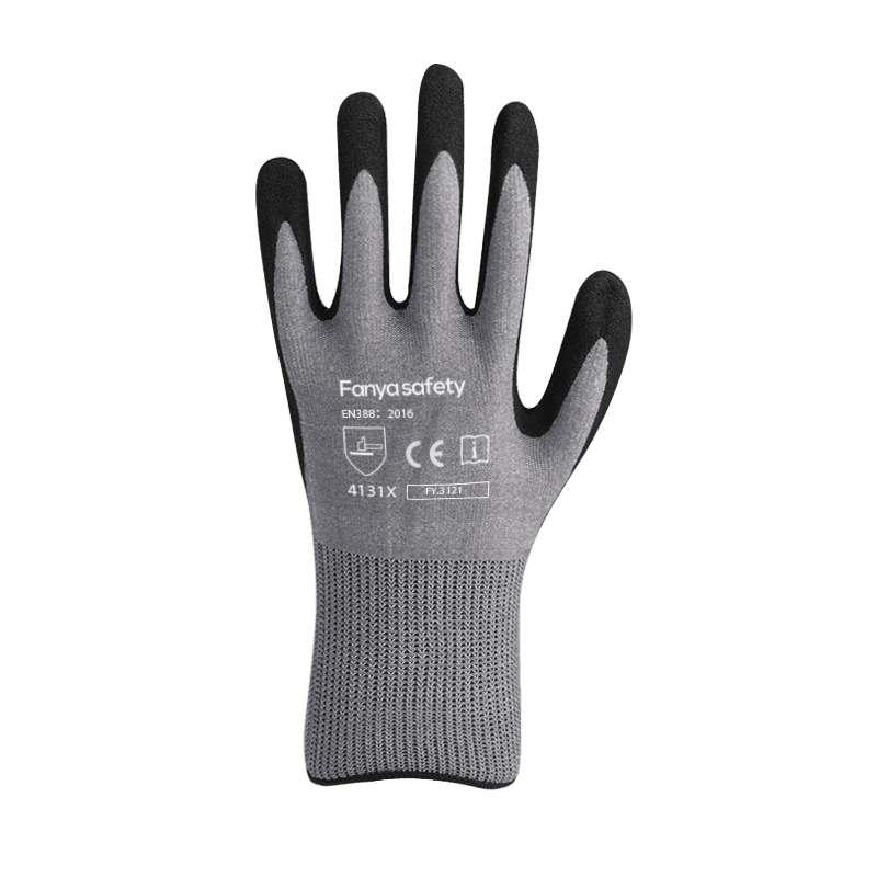 Kumlu nitril kaplamalı 15G naylon/elastan astar