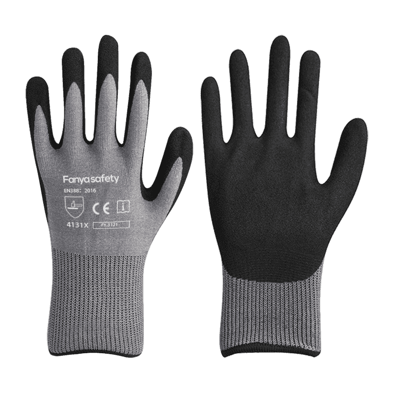 Kumlu nitril kaplamalı 15G naylon/elastan astar