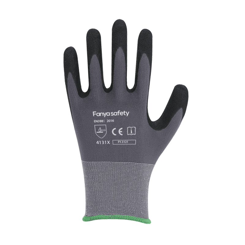 Kumlu nitril kaplamalı 15G naylon/elastan astar