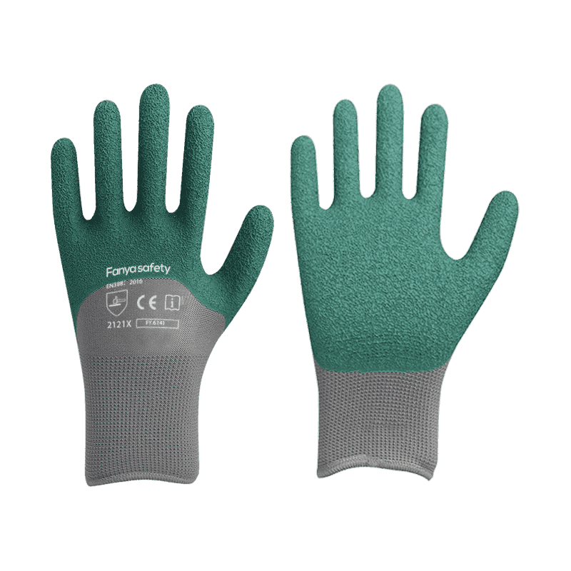 Lateks kaplamalı 13G polyester